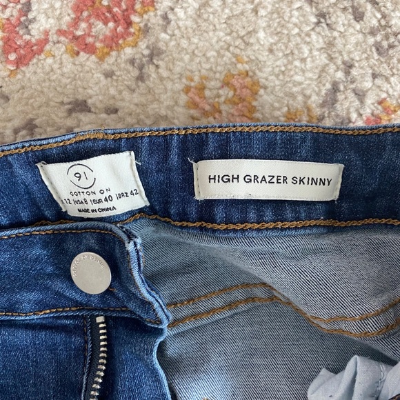 Cotton On Busted Knee Skinny Jeans - Picture 3 of 3